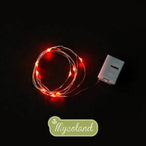 MINI 10 LED valguskett punane